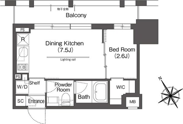 BluRock後楽園の物件間取画像
